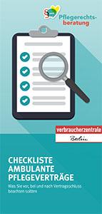 Cover: Checkliste Ambulante Pflegeverträge
